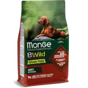 MONGE BWILD GRAIN FREE — сухий корм з ягням для собак 2,5 кг