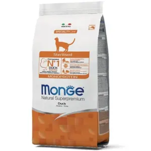 Monge Cat Sterilised з качкою — сухий корм для стерилізованих котів