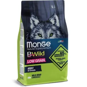 MONGE BWILD LOW GRAIN — сухий корм з диким кабаном для собак 2,5 кг