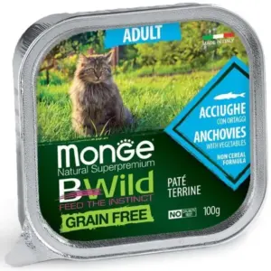 Monge cat корм bw gr fr wet adult анч з ов 0,1 кг, 01.11.28