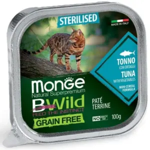 Monge cat корм bw gr fr wet st тунець з ов 0,1 кг, 01.07.29