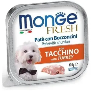 MONGE DOG FRESH — вологий корм з індичкою для собак 100 г