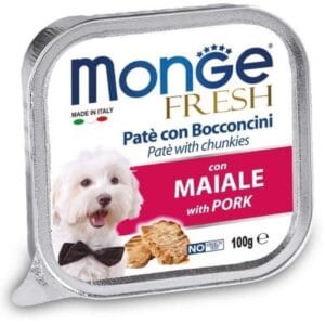 MONGE DOG FRESH — вологий корм зі свининою для собак 100 г