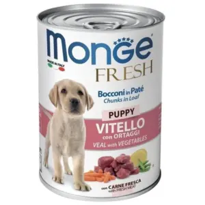 MONGE DOG FRESH PUPPY — вологий корм з телятиною для цуценят, 400 г