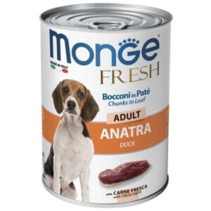 MONGE DOG FRESH — вологий корм з качкою для собак 400 г