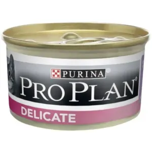 PURINA PRO PLAN DELICATE з індичкою — вологий корм для котів 24х85г