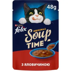 FELIX Soup (Фелікс Суп). З яловичиною. Конс/кот 30х48г