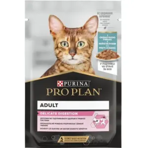 Purina Pro Plan Delicate Nutrisavour — вологий корм з рибою для котів