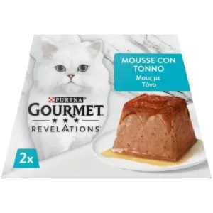 GOURMET Revelations Мус з тунцем — вологий корм для котів 12×57г