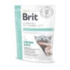 Пакет з кормом для котів Brit з куркою та горохом, призначений для ветеринарної дієти без зерна.